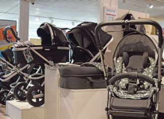 Herzlich willkommen in unseren neuen Verkaufsräumen! neue Verkaufsräume - Kinderwagenabteilung