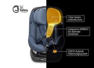 Neu bei uns: Maxi-Cosi Axissfix AIR 2018 – der Autositz mit Airbag! Maxi-Cosi-axissfix-air-2018