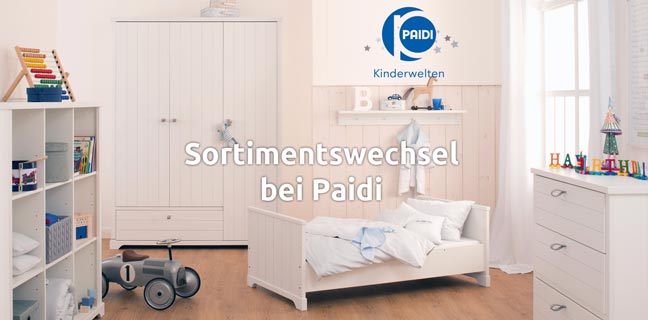 Sortimentswechsel bei Paidi
