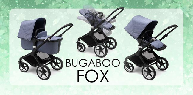 Bugaboo Fox Complete Melange Blau