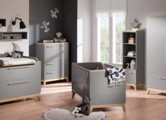 Paidi Kinderzimmer „Sten“ im Retro-Stil der 1960er Jahre Kindermöbelprogramm Paidi Sten