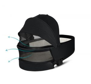 Cybex Priam Carry Cot Babywanne mit auszippbaren Belüftungsfenstern