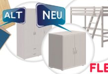 Grosser Farbwechsel bei Flexa-Classic Möbeln