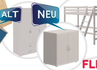 Grosser Farbwechsel bei Flexa-Classic Möbeln