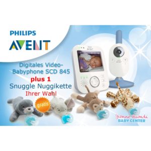 Philips Avent Digitales Video-Babyphone SCD 845 Promo