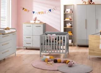 Vorgestellt: Paidi Kindermöbelprogramm Benne in der Trendfarbe Grau Paidi Benne Babyzimmer mit Scotty Laufgitter