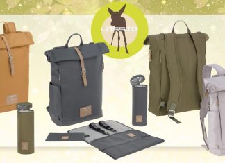 Vorgestellt: LÄSSIG Wickelrucksack „Rolltop Backpack“ LÄSSIG Wickelrucksack "Rolltop Backpack"