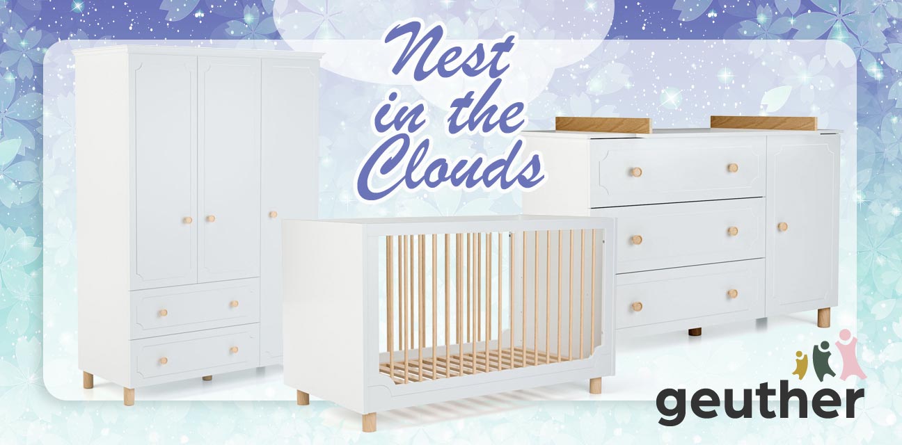 Geuther Nest in the Clouds Babyzimmer