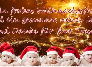 Danke für Ihre Treue Weihnachtsgruss