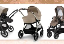 Vorgestellt: die neuen sandigen Trendfarbtöne Kinderwagen Farbdessins Sandtöne