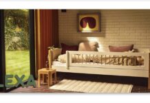 Flexa Betten im neuen Design mit Streben Flexa mit Streben