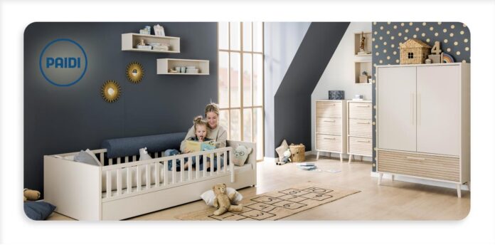 Paidi Kinderzimmer mit Bett Little Flo