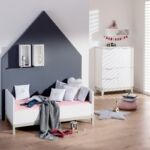 Paidi Ella & Max umbaubares Kinderbett (Abb. Juniorbett) mit Highboard