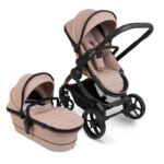 Cookie mit schwarz glänzendem Rahmen (Phantom) iCandy Peach 7