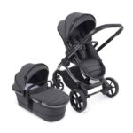 dark Grey mit schwarz glänzendem Rahmen (Phantom) iCandy Peach 7