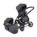 dark Grey mit schwarz glänzendem Rahmen (Phantom) iCandy Peach 7